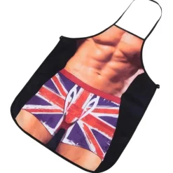 Forklæder>Muscle Man 3D Sjov Vandtæt Madlavningsforklæde