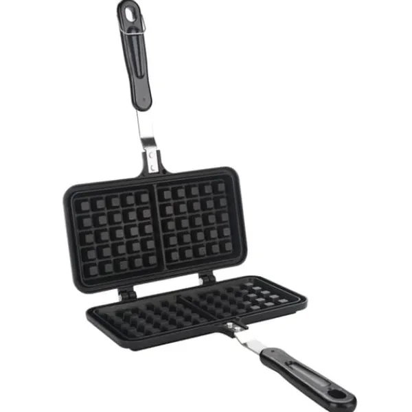 Vaffeljern>Non-stick vaffeljern med dobbelt hoved til hjemmekøkkenet