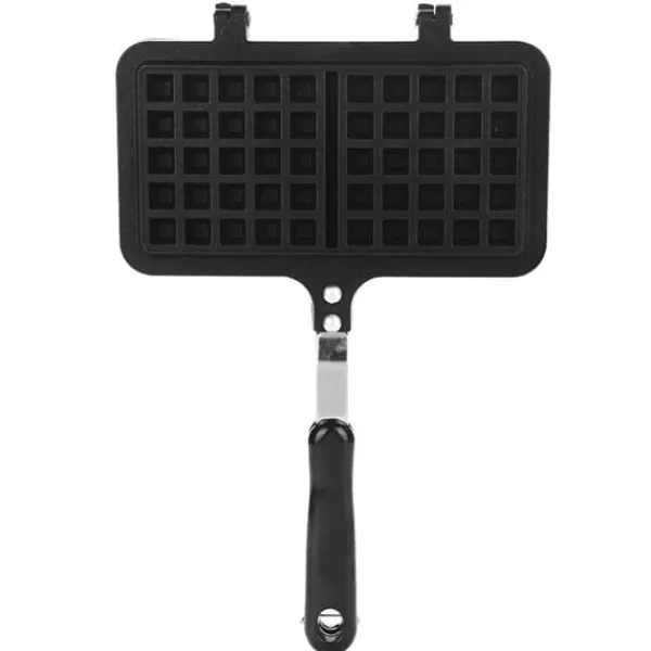Vaffeljern>Non-stick vaffeljern med dobbelt hoved til hjemmekøkkenet