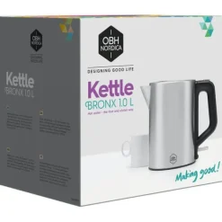 OBH Nordica Bronx -vandkoger 1 l, rustfrit stål