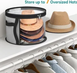 Tøj- & Garderobeopbevaring>OBOSOE ekstra stor foldbar opbevaringsboks med forstærket håndtag, dobbelt lynlås og sikkerhedsrem – gennemsigtigt vindue, holdbar, letvægts PVC, vask | CDON