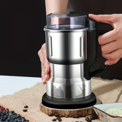 OBOSOE Elektrisk Multifunktionel Kværn / Kaffekværn med 4-bladet stålkniv – Mal kaffebønner, krydderier og ingredienser Hot