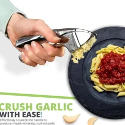 Hvidløgspressere>OBOSOE Hvidløgspresser – Enkel og holdbar, knuser hvidløg uden skræl