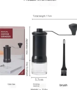 OBOSOE manuel kaffekværn – hånddrejet bærbar kaffebønnekværn til udendørs og håndbrygning Online