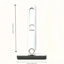 Rengøringsudstyr>OBOSOE Mini Moppe med Selvdrejende Funktion - Hvid Syntetisk Fiber til Hjemmet