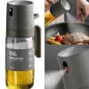 OBOSOE olivenoliesprayflaske, multifunktionel olivenolieblander med oliedryp rustbestandige sojabønner til luftstegt bagning
