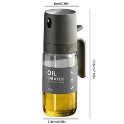 OBOSOE olivenoliesprayflaske, multifunktionel olivenolieblander med oliedryp rustbestandige sojabønner til luftstegt bagning