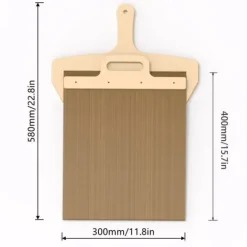OBOSOE pizzaspade - non-stick overflade, langt håndtag, let at skubbe ind i ovnen, perfekt til overførsel af pizza, tåler opvaskemaskine Best