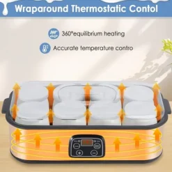 OBOSOE probiotisk yoghurt – yoghurtmaskine med justerbar temperatur og tid, der skaber milliarder af levende probiotika til tarmsundhed Hot