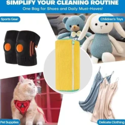 OBOSOE Skovaskepose - Vasketøjspose med lynlås - 360-graders omfattende rengøring Online