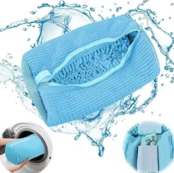 OBOSOE Skovaskepose - Vasketøjspose med lynlås - 360-graders omfattende rengøring