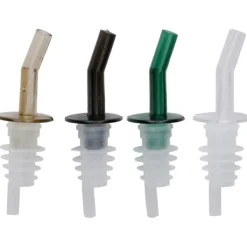 Olie- & Eddikebeholdere>Olierør 4-pak i slidstærkt PS/PE-materiale