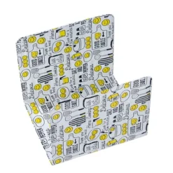 Oliesprøjtplade Foldbar varmebestandig aluminiumsfolie madlavning Stænksikker skærm til køkken stegepande Smilende ansigt Best