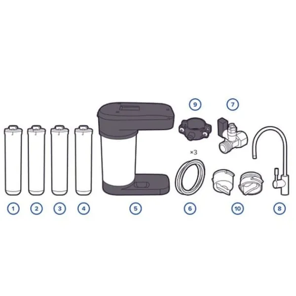 Omvendt osmose Morion RO-102S Aquaphor, 15l/h Clearance