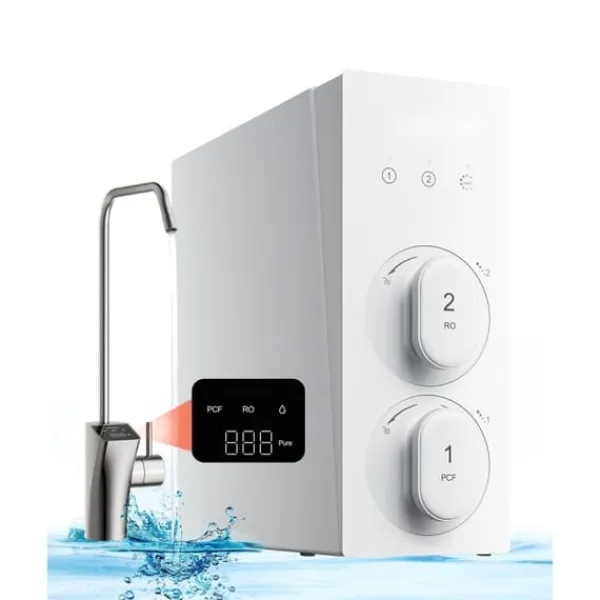 Vandfiltre>Omvendt Osmose System 800 GPD, 8-Trins Tankløs Vandfilter Under Vask, Høj Flow Rate