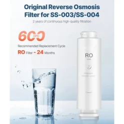 Omvendt osmose system erstatning, SS-004 model, til vandfilter under vasken