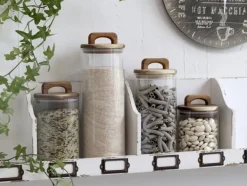 Chic Antique Opbevaringsglas m. låg - H. 30 cm. Hot