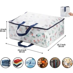 Opbevaringspose til tøj med stort volumen og håndtag Clearance