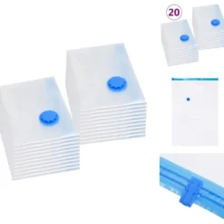 Opbevaringsposer Til Hjemmet>Opbevaringsposer - Living vakuumposer til opbevaring af tøj 120x70 cm 20 stk.