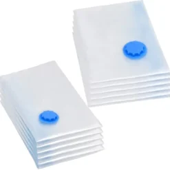 Opbevaringsposer - Living vakuumposer til tøjopbevaring 2 størrelser 10 stk. Hot