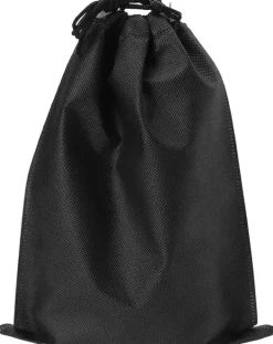 Opbevaringsposer med snøre 5-pak 33 × 40 cm Sort Hot