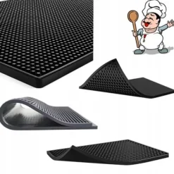 OPFADETØRREMÅTTE 30X45CM AFTRØBSTØRTØR SILIKONE KØKKEN Sale