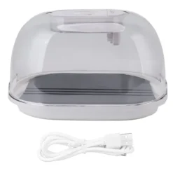 Frysere>Optøningsboks til frosset kød Aluminiumslegering Optøningsbakke USB Hurtigoptøningsmaskine til hjemmekøkken