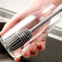 Rengøringsudstyr>Opvaskebørste til Glas - Silikone - Grå