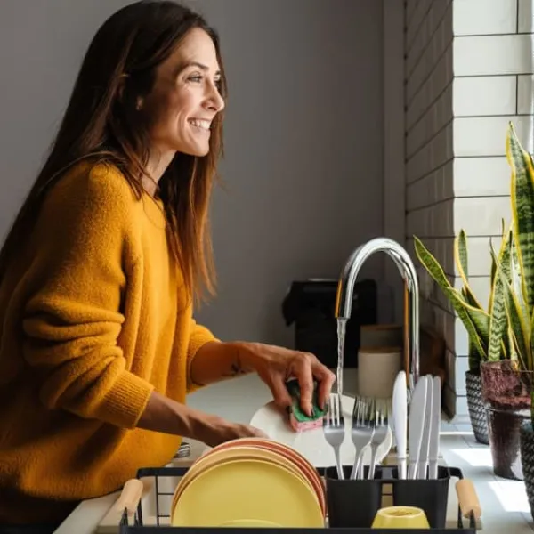 Opvaskestativ, 2-etagers, Drypbakke Discount