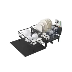 Opvaskestativ, 31x42x18,5 cm, Sort Sale