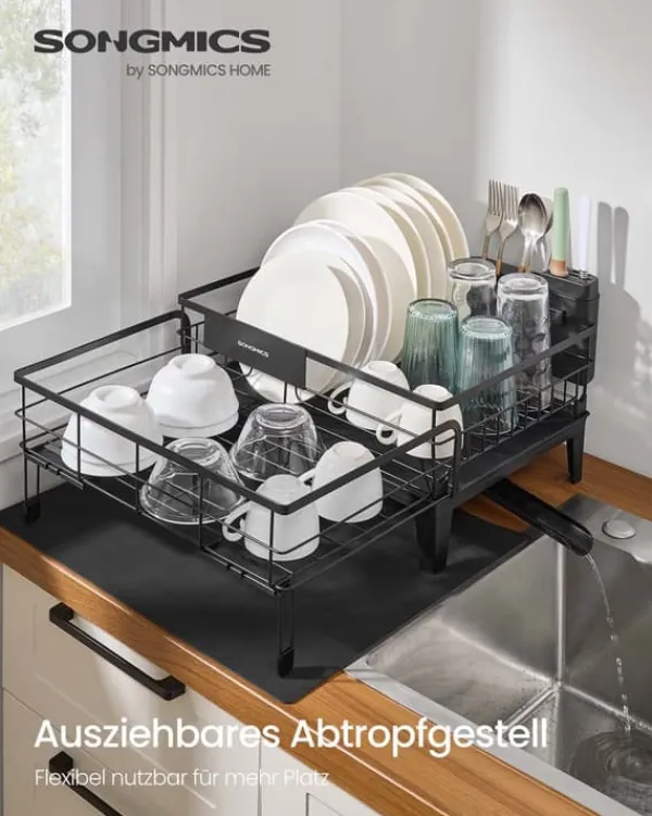 Opvaskestativ, 31x42x18,5 cm, Sort Sale