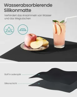 Opvaskestativ, 31x42x18,5 cm, Sort Sale