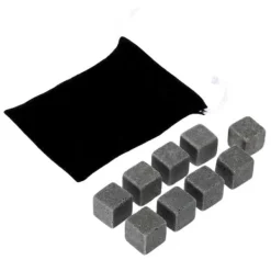 9-pack Natural Whisky Rains - Ice Cubes of Stone Grey Online