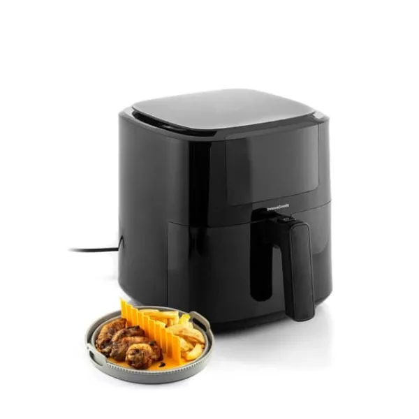 Pack Varmluftsfrituregryde med vægt og Sammenklappelig silikonekurv til Air Fryer InnovaGoods Best