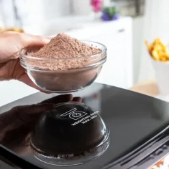 Pack Varmluftsfrituregryde med vægt og Sammenklappelig silikonekurv til Air Fryer InnovaGoods Best