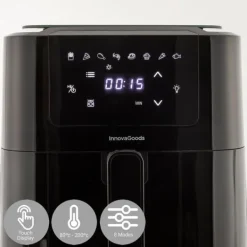 Pack Varmluftsfrituregryde med vægt og Sammenklappelig silikonekurv til Air Fryer InnovaGoods Best