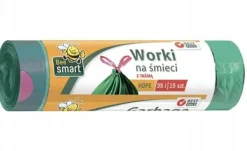 Paclan Be Smart affaldsposer 35l 15 stk 242382 grøn