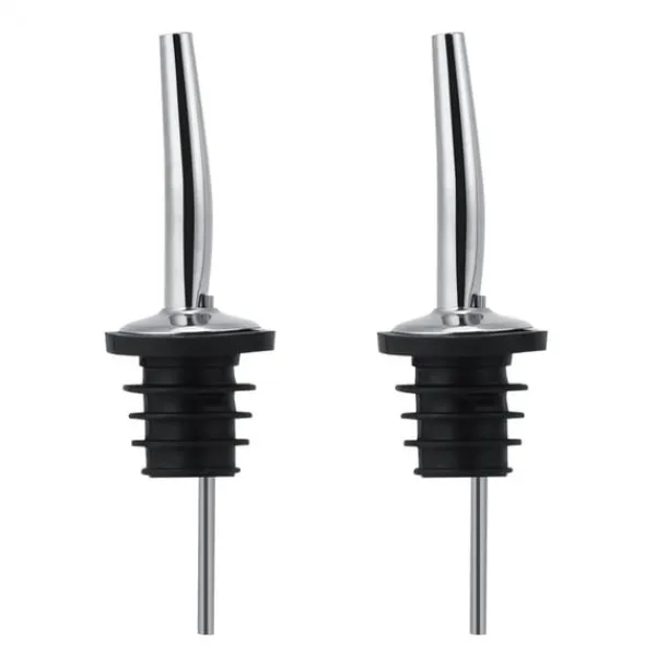 Flaskepropper>2-pak dryphætte i rustfrit stål