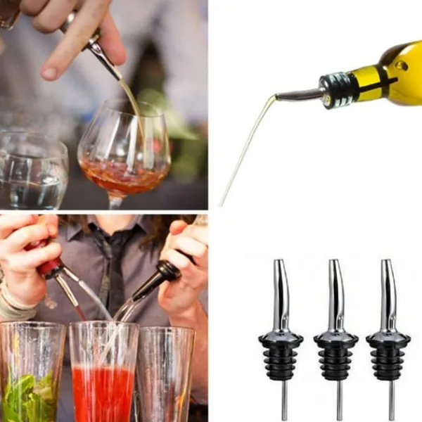 Flaskepropper>2-pak dryphætte i rustfrit stål