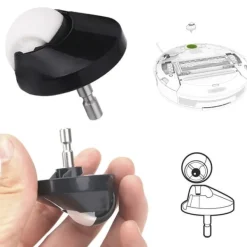 2-pak forhjul til iRobot Roomba 500/600/700/880/980 Sort Hot