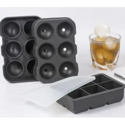 2-pak stabelbare silikoneforme til isterninger og isterninger XXL store isterninger Clearance