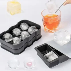 2-pak stabelbare silikoneforme til isterninger og isterninger XXL store isterninger Clearance