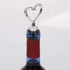 3-Pak Vinkork med Metalhjerte - Vinprop Vinprop Sølv Clearance