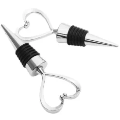 3-Pak Vinkork med Metalhjerte - Vinprop Vinprop Sølv Clearance