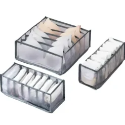 3-pakke garderobearrangøropbevaring til undertøjsbureau Gray Online