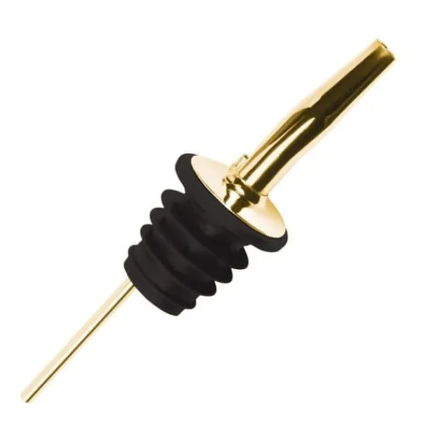 Flaskepropper>2-pakke hælde rør dråbe kork bottlepip dosering rør i guld