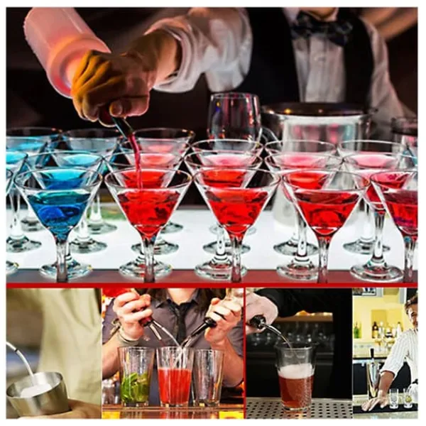 Flaskepropper>2-pakke hælde rør dråbe kork bottlepip dosering rør i guld