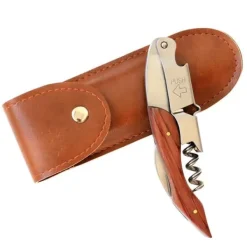 Proptrækker>Palisander rustfrit stål foldevinåbner - ideel til køkkenfester