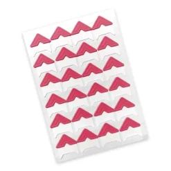 Opbevaring Af Fotografier>PASTELrøde fotohjørner x24