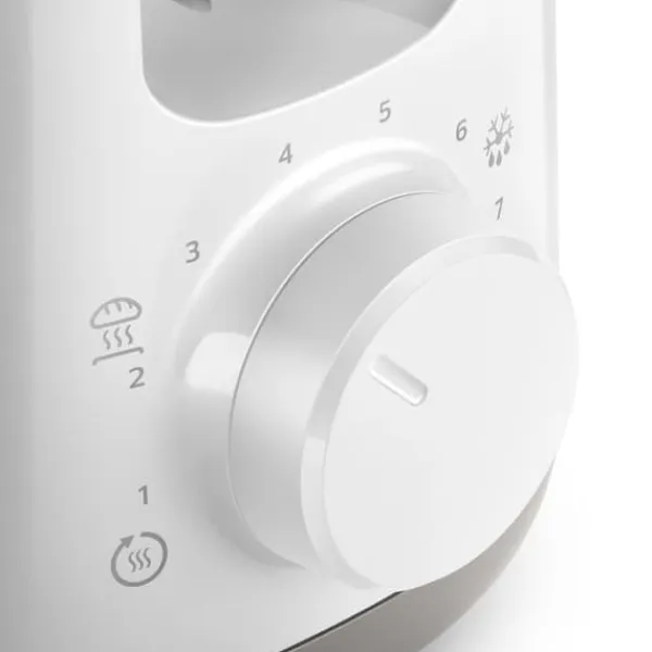 Philips Brødrister Hd2590 Hvid One Size / EU Plug Sale